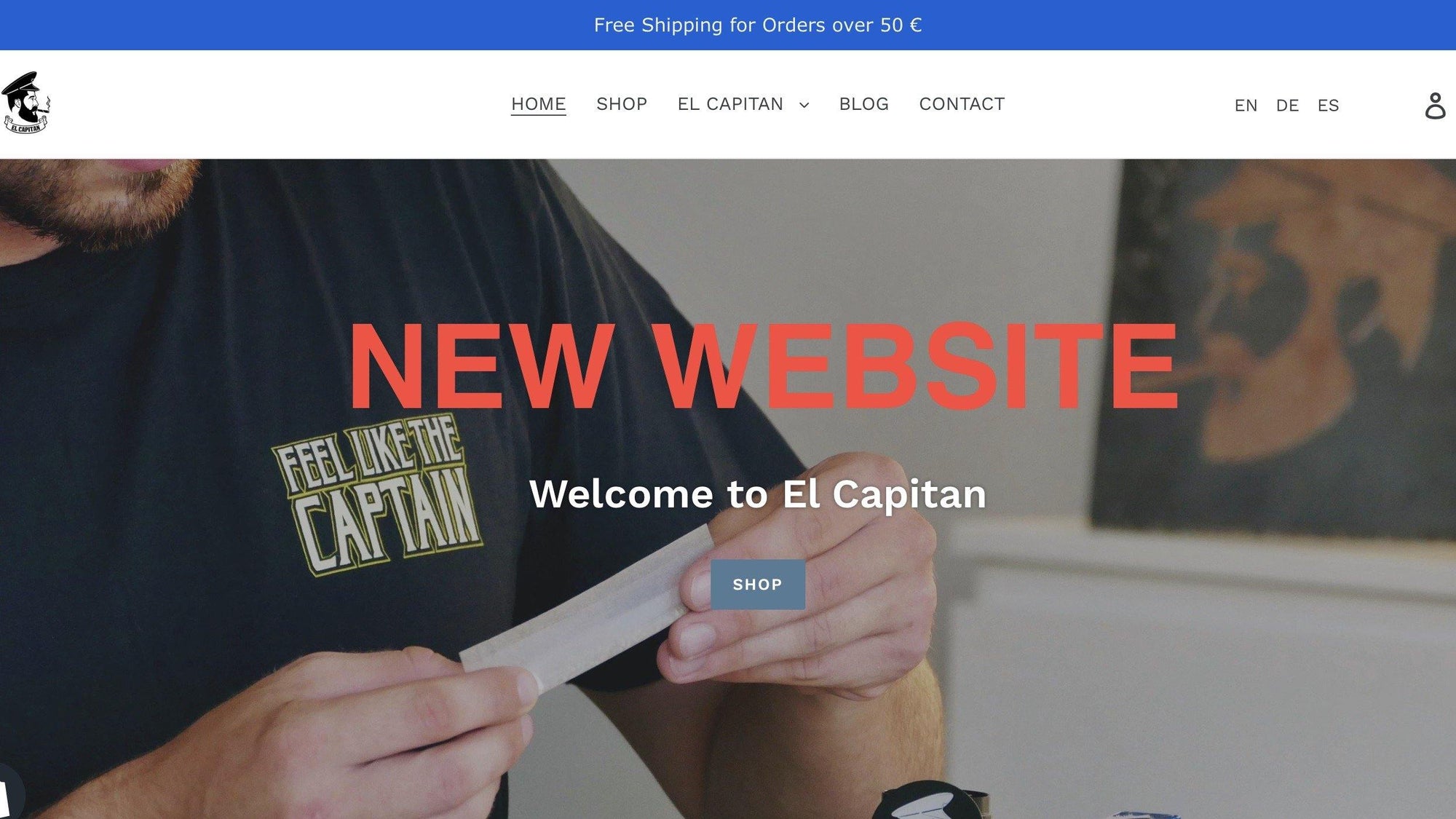 El Capitan Launches their new Website! - El Capitan | Smoking Accessories