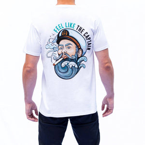 Camiseta con barba ondulada