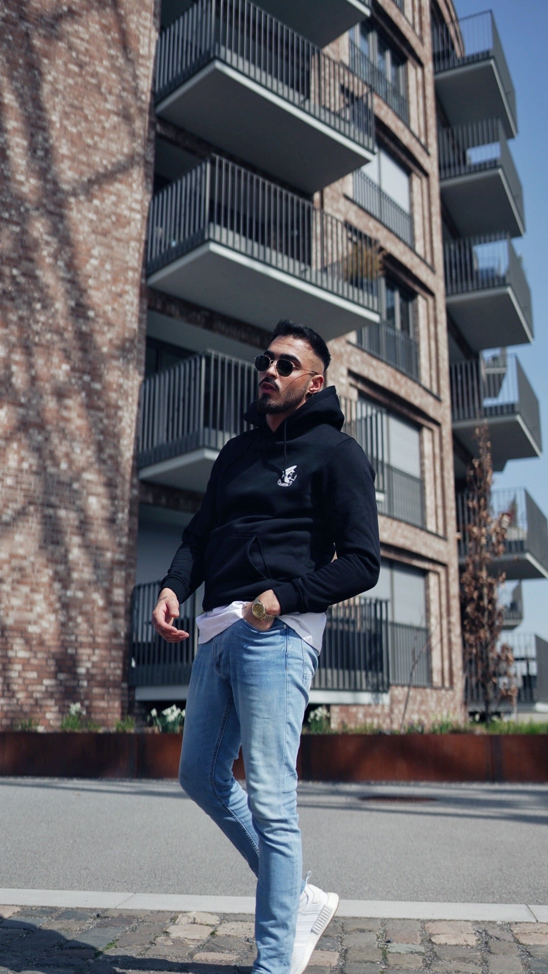 トップス canyon clothing Handwaving hoodie black Handwaving hoodie black | Canyon Clothing