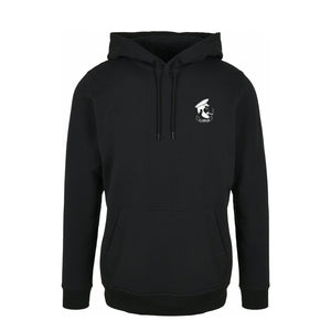 Hoodie met hogere hand