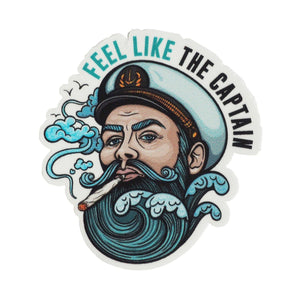 el capitan wave beard sticker