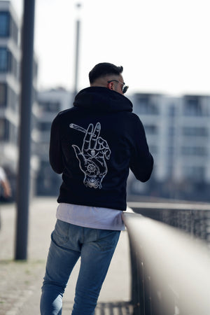 El Capitan higher hand hoodie black