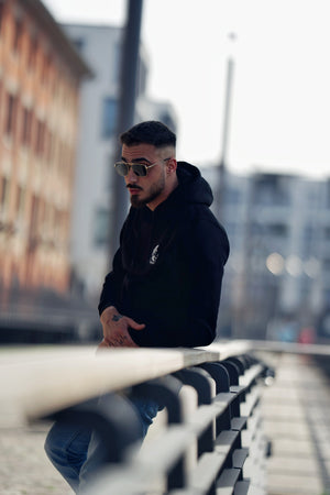 El Capitan higher hand hoodie black